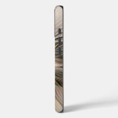 Vrolijke Bloem Abstract Beige Bruine Bloem Fractal Case-Mate iPhone Case (Achterkant / Links)