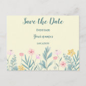 Vrolijke bloem  briefkaart (Voorkant)