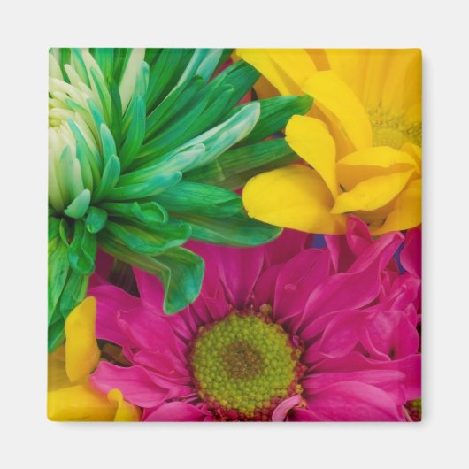 Vrolijke bloemen magneet (Voorkant)