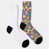 Vrolijke bloemen sokken (Rechts)