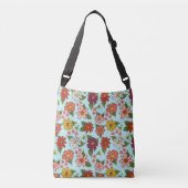 Vrolijke bloemencrossbody tas (Voorkant)