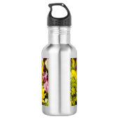 Vrolijke Boeket Schilderachtige Waterfles (Achterkant)
