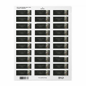 Vrolijke Botanische Kerst Persoonlijk  Etiket (Full Sheet)