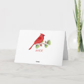 Vrolijke Bright Feestelijke  Camper met Sneeuw Feestdagen Kaart (Achterkant)