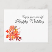 vrolijke bruiloft briefkaart (Voorkant)