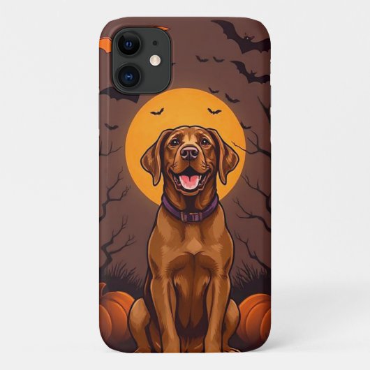 Vrolijke bruine hond Case-Mate iPhone case (Achterkant)