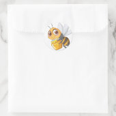 Vrolijke Cartoon Bee Sticker