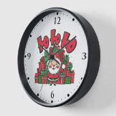 Vrolijke Cartoon Kerstman Kerstmis (Hoek)