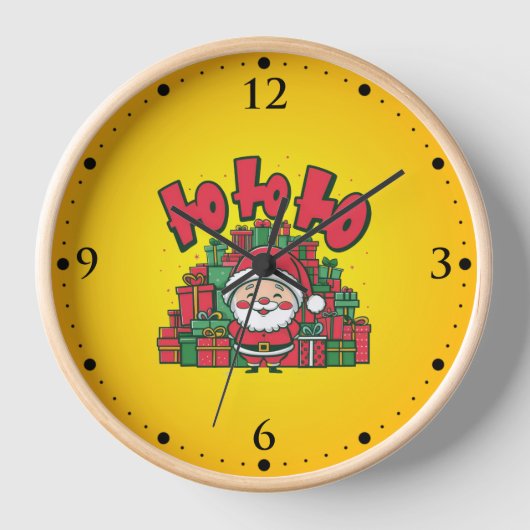 Vrolijke Cartoon Kerstman Kerstmis (Voorkant)