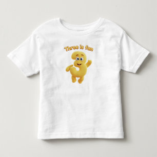 Vrolijke Cartoon Nummer 3 "Drie is Leuk" Kinder Shirts