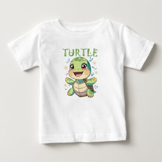 Vrolijke Cartoon Schildpad (Voorkant)