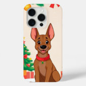 Vrolijke cartoonhond Case-Mate iPhone case (Achterkant)