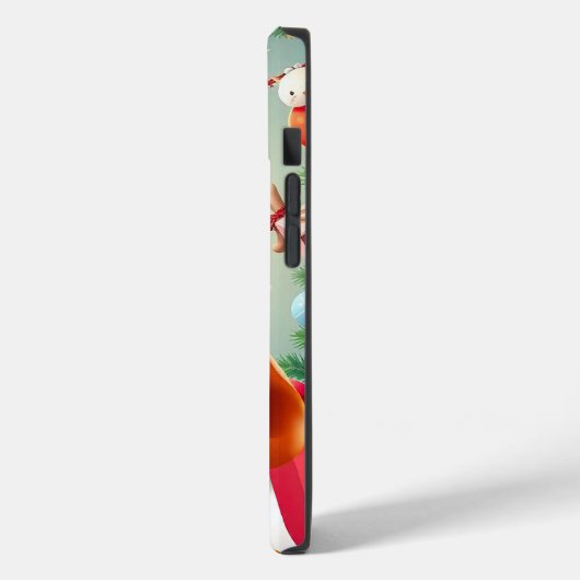 Vrolijke cartoonhond Case-Mate iPhone case (Achterkant / Links)