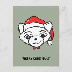 Vrolijke CATmas iedereen - de Vrolijke Kat van Feestdagenkaart