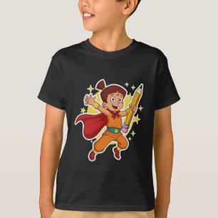 Vrolijke Chhota Bheem Pencil - Leuk en leerzaam! T-shirt