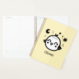 Vrolijke Chick - Kawaii Bird Line Art" Planner