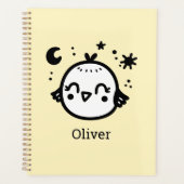 Vrolijke Chick - Kawaii Bird Line Art" Planner (Voorkant)