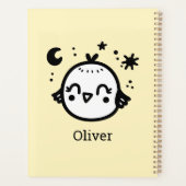 Vrolijke Chick - Kawaii Bird Line Art" Planner (Achterkant)