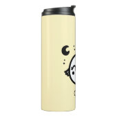 Vrolijke Chick - Kawaii Bird Line Art" Thermosbeker (Gedraaid links)