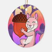 Vrolijke Chipmunk - Keramisch Ornament (Links)