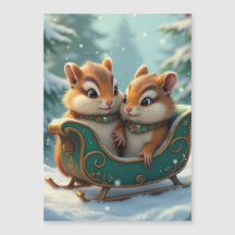 Vrolijke Chipmunk Kerstmis