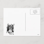 vrolijke chrismoose feestdagenkaart (Achterkant)