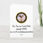 Vrolijke Christmas Sailor Kaart (Achterkant)