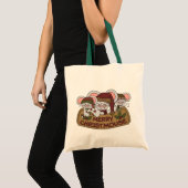 Vrolijke Christmouse Tote Bag (Voorkant (product))