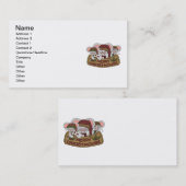 Vrolijke Christmouse Visitekaartje (Voorkant / Achterkant)