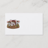 Vrolijke Christmouse Visitekaartje (Achterkant)