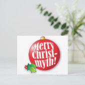 Vrolijke Christmyth! Feestdagenkaart (Staand voorkant)