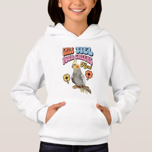 Vrolijke Cockatiel Parrot (Voorkant)