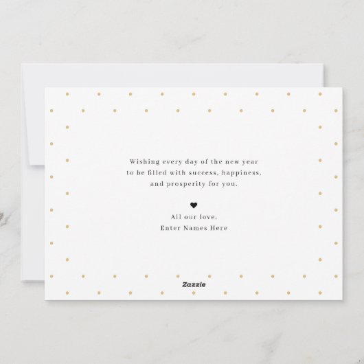 Vrolijke Collage Gelukkig Nieuwjaar Fotokaart Feestdagenkaart (Achterkant)