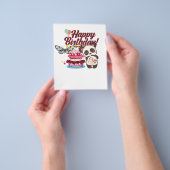 Vrolijke Confetti Happy Birthday Greeting Flyer (Hand)