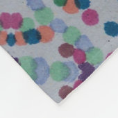 Vrolijke Confetti Mozaïek Fleece  Deken (Hoek)