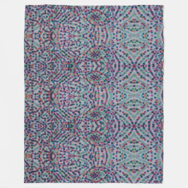 Vrolijke Confetti Mozaïek II Fleece Deken
