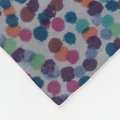 Vrolijke Confetti Mozaïek II Fleece Deken (Hoek)