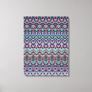 Vrolijke Confetti Mozaïek IV Canvasprint Canvas Afdruk