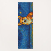 Vrolijke Corgi Post-Impressionistische Whimsical C Yogamat (Voorkant)