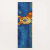 Vrolijke Corgi Post-Impressionistische Whimsical C Yogamat (Achterkant)