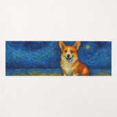 Vrolijke Corgi Post-Impressionistische Whimsical C Yogamat (Voorkant (horizontaal))