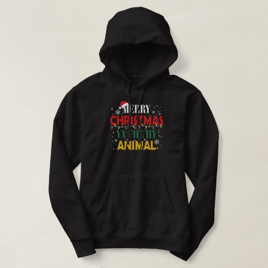 Vrolijke cruisemas hoodie (Design voorkant)
