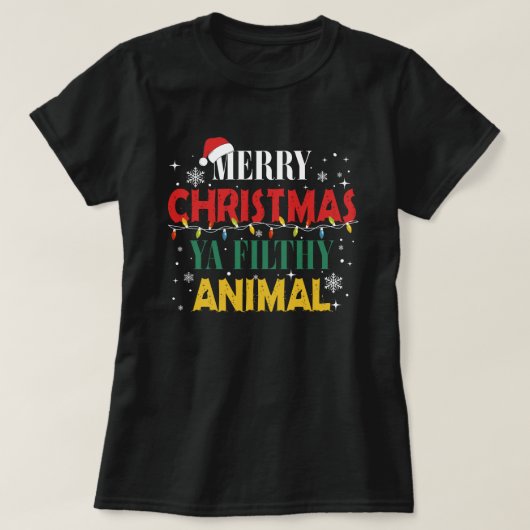 Vrolijke cruisemas t-shirt (Design voorkant)
