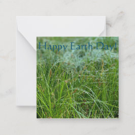 Vrolijke Dag van de Aarde! Notitiekaartje