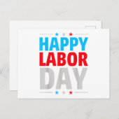 Vrolijke Dag van de Arbeid! Feestdagenkaart (Voorkant / Achterkant)