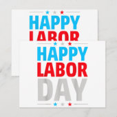 Vrolijke Dag van de Arbeid! Kaart (Voorkant / Achterkant)