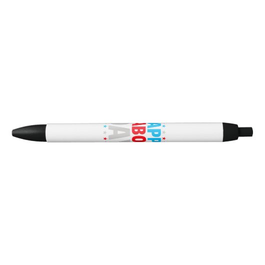 Vrolijke Dag van de Arbeid! Zwarte Inkt Pen (Voorkant)