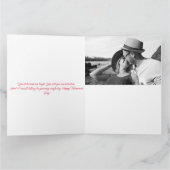 Vrolijke dag van de liefde, rood hart vol liefde bedankkaart (Binnen)