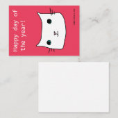 Vrolijke dag van het jaar! - AI-Valentijn Informatiekaartje (Voorkant / Achterkant)