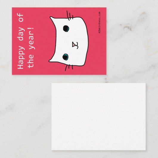 Vrolijke dag van het jaar! - AI-Valentijn Informatiekaartje (Voorkant / Achterkant)